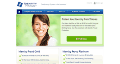 Desktop Screenshot of my.identityfraud.com